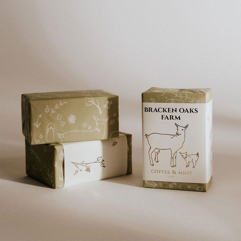 Paper Soap Wrapping